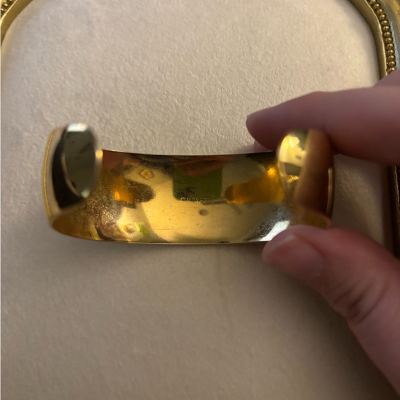Monet Elegant Gold Cuff Bracelet - Picture 2 of 2